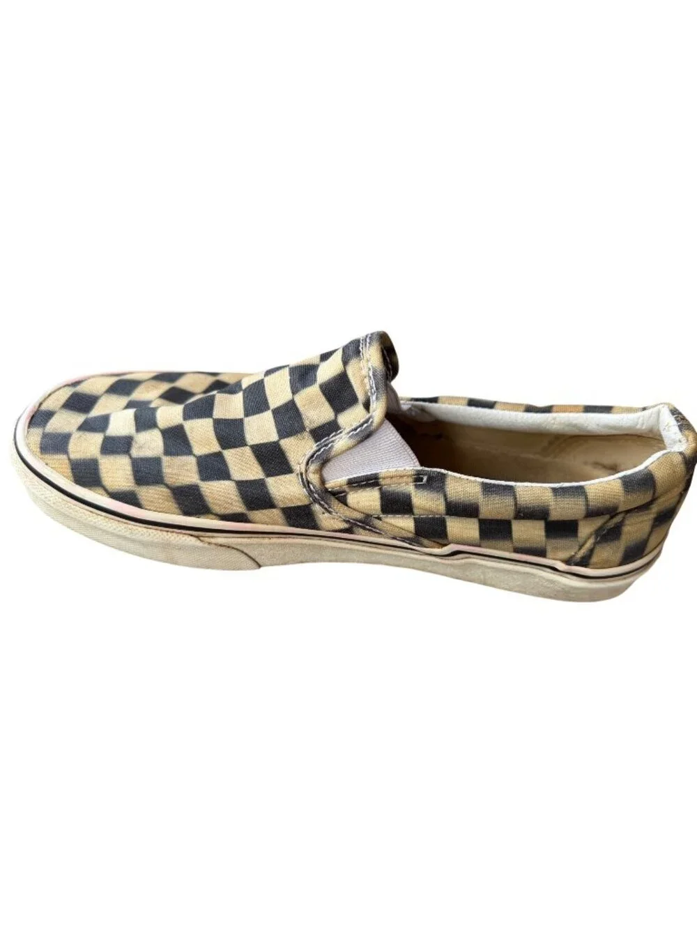 Vans Classic Slip-on Checker Casual Sneakers Adult Size Women's 9/Men's 7.5